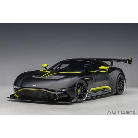 Macheta auto ASTON MARTIN Vulcan (2015) 1:18 negru-lime AutoArt