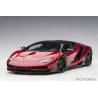 Macheta auto LAMBORGHINI Centenario LP770-4 (2017) 1:18 rosu metalizat AutoArt