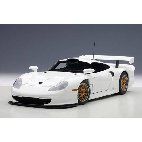 Macheta auto Porsche 911 GT1 (1997) 1:18 alb AutoArt