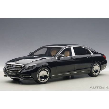 Macheta auto MERCEDES Maybach S-Klasse (S600) SWB (2015) 1:18 negru AutoArt