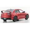 Macheta auto MITSUBISHI LANCER EVO X (2012) 1:18 rosu metalizat Kyosho Models