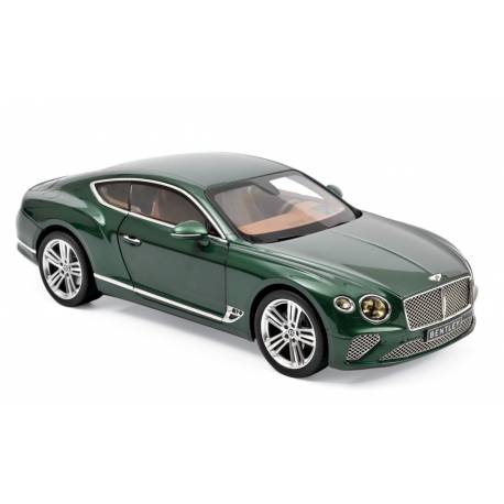 Macheta auto BENTLEY Continental GT (2018) 1:18 verde metalizat Norev