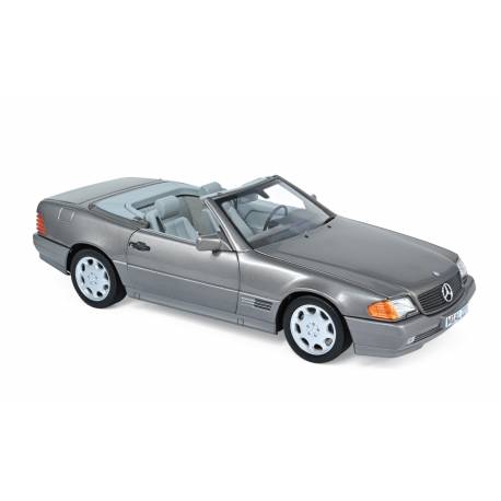 Macheta auto MERCEDES-Benz 500 SL (1989) 1:18 gri metalizat Norev