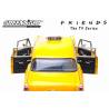 Macheta auto CHECKER TAXI - Friends (1977) 1:18 galben Greenlight Collectibles