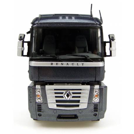 Macheta auto RENAULT MAGNUM 500AE (1990) 1:50 gri inchis metalizat Universal Hobbies