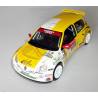 Macheta auto RENAULT CLIO Super 1600 (2004) 1:43 galben-alb Universal Hobbies