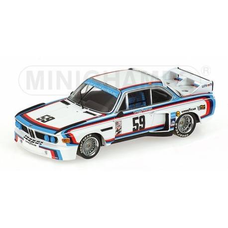 Macheta auto BMW 3.5 CSL IMSA Winner 24h Daytona (1976) 1:43 alb Minichamps