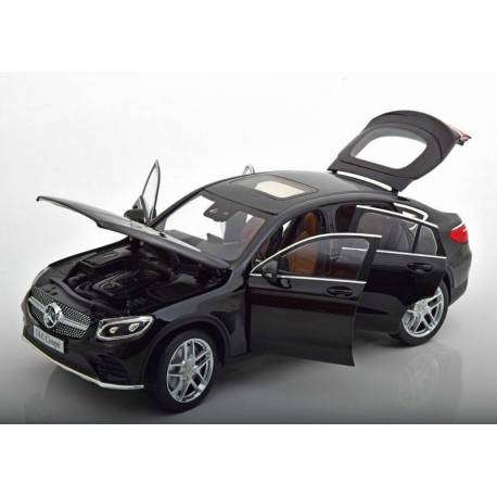 Macheta auto MERCEDES-Benz GLC Coupe (2018) 1:18 negru iScale