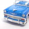 Macheta auto CHEVROLET Bel Air Convertible (1956) 1:18 albastru Lucky Die Cast