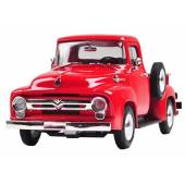 Macheta auto FORD F-100 PICK-UP (1956) 1:18 rosu Welly