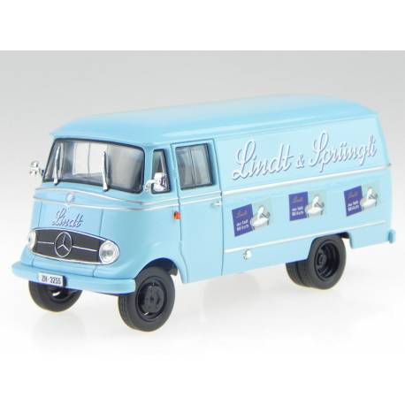 Macheta auto MERCEDES-BENZ L319 (1957) Lindt & Sprungli 1:43 albastru Norev