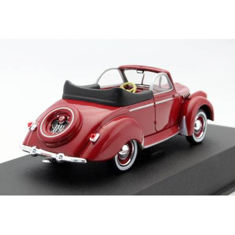 Macheta auto PANHARD Dyna X Cabriolet (1951) 1:43 rosu Norev