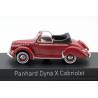 Macheta auto PANHARD Dyna X Cabriolet (1951) 1:43 rosu Norev