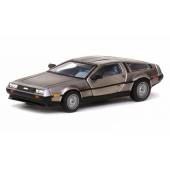 Macheta auto DeLOREAN DMC 12 Coupe 1:43 argintiu Sun Star Models