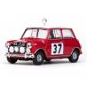 Macheta auto MORRIS (MINI) COOPER (1964) 1:43 rosu-alb Sun Star Models