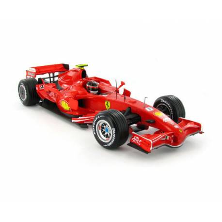 Macheta auto FERRARI F1 Kimi Raikkonen (2007) 1:43 rosu HotWheels