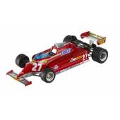 Macheta auto FERRARI F1 126CK Villeneuve No.27 (1981) 1:43 rosu HotWheels