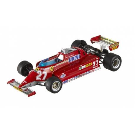 Macheta auto FERRARI F1 126CK Villeneuve No.27 (1981) 1:43 rosu HotWheels