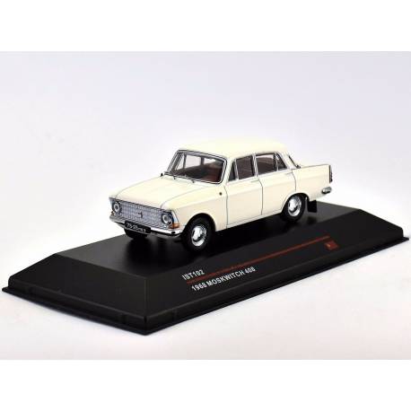 Macheta auto MOSKVITCH 408 (1968) 1:43 alb IXO