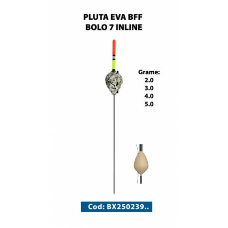 Pluta EVA BFF Bolo 7 Inline 2.0g, Antena Multicolor