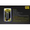 Acumulator Nitecore NL1826R, Li-Ion, 2600 mAh, PCB, reincarcabil Micro USB