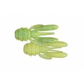 Naluci JACKALL Good Meal Craw 1.5" Hot Lime / Glow Chartreuse, 3.8cm, 7 buc/plic