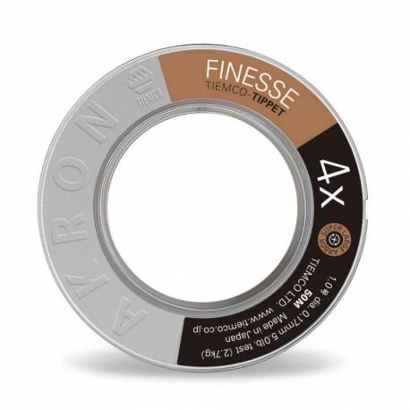 Fir Monofilament TIEMCO Finesse Tippet, 50 m, 4X, 0.17 mm, 2.7 kg