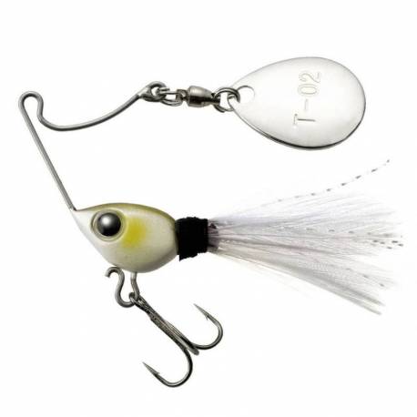 Spinnerbait TIEMCO Necromancer, 6.5g, 45mm, Culoare 01 Pearl Ayu