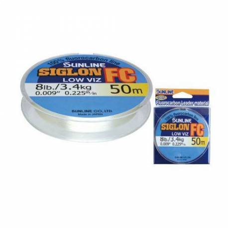 Fir inaintas fluorocarbon Sunline Siglon FC Low Visibility, 0.660mm, 24.5kg, 50m