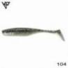 Shad KP Baits Lazy Shad 7.5CM (3'') - 104, 5buc/plic