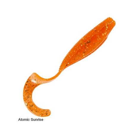 Shad Z-MAN Scented Curly TailZ 4", 10cm, culoare Atomic Sunrise, 5 buc/punga