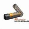 Kit de încărcare 18650 Fenix ARE-X11 cu acumulator de 3500mAh inclus