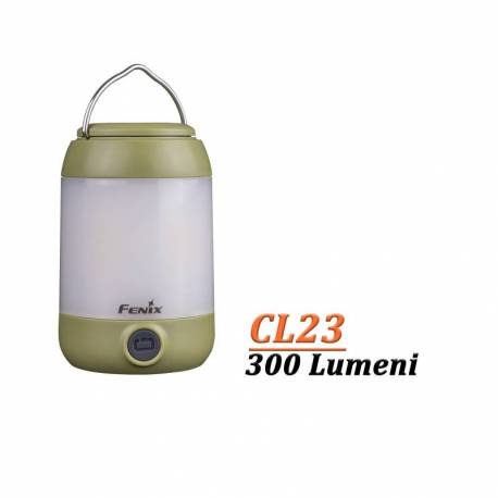 Felinar camping FENIX CL23 Olive, 300 Lumeni, 20 metri