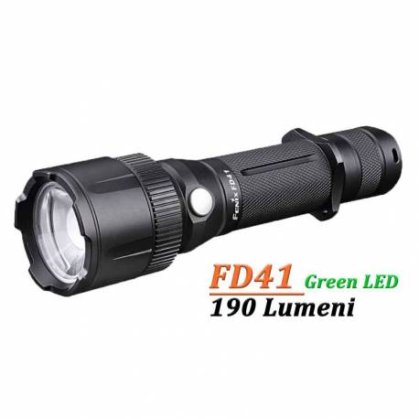 Lanterna tactica Fenix FD41 Green LED, 190 Lumeni, 183 metri