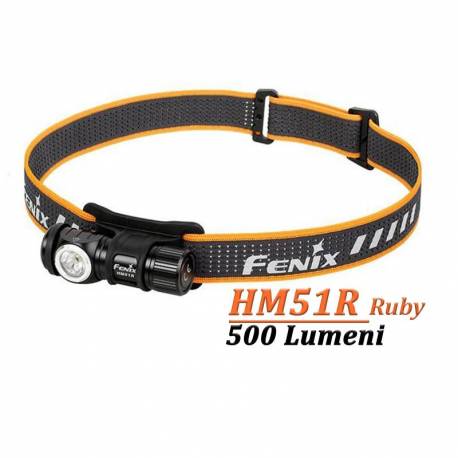 Lanterna frontala Fenix HM51R Ruby, 500 Lumeni, 85 metri