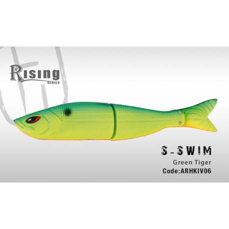 Vobler Herakles S-SWIM, Sinking, 16cm, 49g, GREEN TIGER