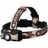 LANTERNA CAP LED LENSER MH8 BLACK-SAND 600LM+ACUM+USB