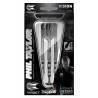 Sageti steel darts POWER 8 ZERO, 80% Tungsten, Black Titanium, P8Z 4, 21g / 23g / 25g