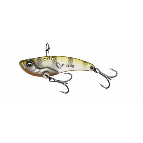 Cicada Savage Gear Vib Blade, 5.5cm, 14.5g, Olive Silver Stripes