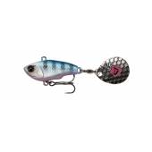 Spinnertail SAVAGE GEAR Fat Tail Spin, 6.5cm, 16g, Sinking, BLUE SILVER PINK