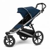 Carucior Thule Urban Glide 2 Single Aluminum/MajolicaBlue (model2020)