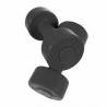 Set gantere Family cu suport inclus TheWay Fitness, 12 kg, negru