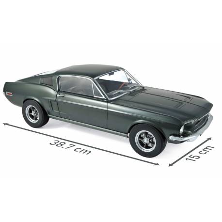 Macheta auto FORD Mustang Fastback (1968) 1:12 verde Norev