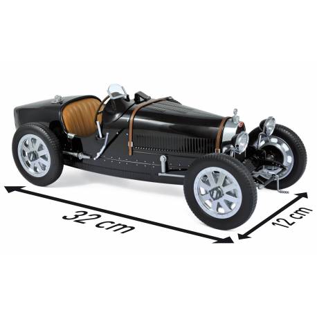 Macheta auto BUGATTI T35 (1925) 1:12 negru Norev