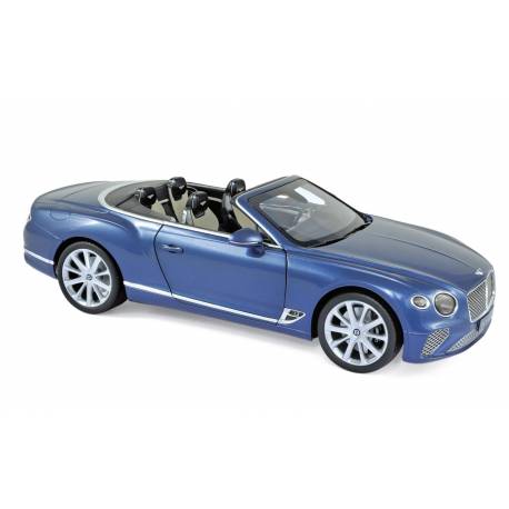 Macheta auto BENTLEY Continental GTC (2019) 1:18 albastru Norev