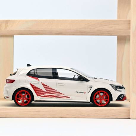 Macheta auto RENAULT Megane R.S. Trophy R (2019) 1:18 alb,rosu Norev