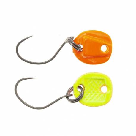 Lingurita oscilanta NEO STYLE Bottom Killer 0.4g, culoare 05 Super Fluo Glossy Orange/Yellow