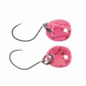 Lingurita oscilanta NEO STYLE Bottom Killer 0.4g, 81 Dark Pink Glow Flame