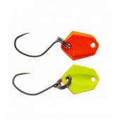 Lingurita oscilanta NEO STYLE Kimera 0.5g, culoare 05 Super Fluo Glossy Orange/Yellow