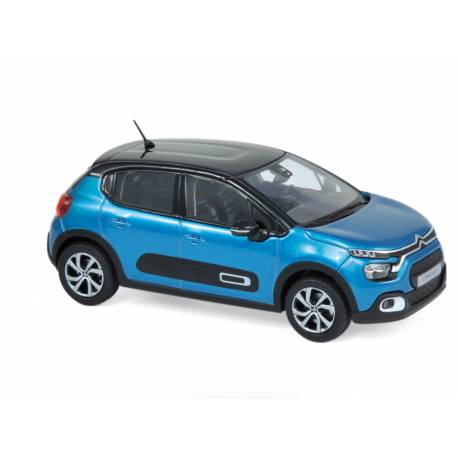 Macheta auto CITROEN C3 (2020) 1:43 albastru, negru Norev